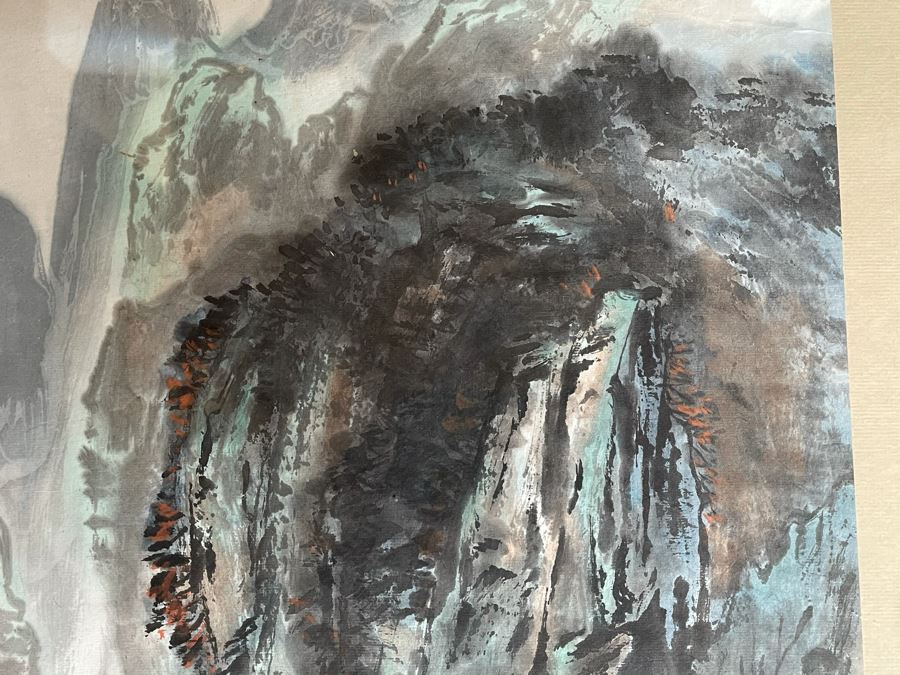 Original Framed Signed Chinese Landscape Painting 21 X 30 [Photo 8]