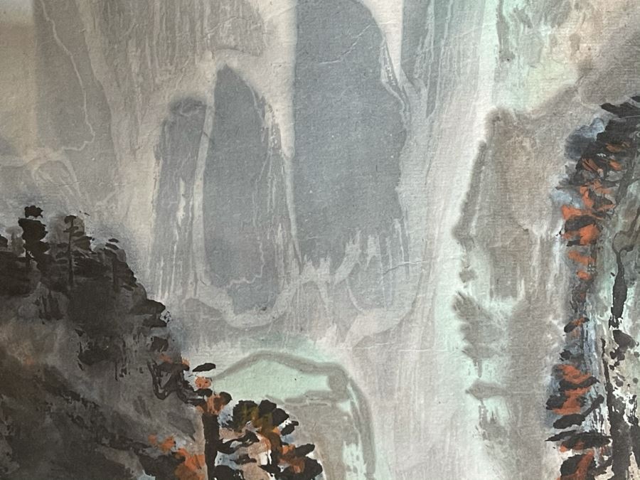 Original Framed Signed Chinese Landscape Painting 21 X 30 [Photo 16]