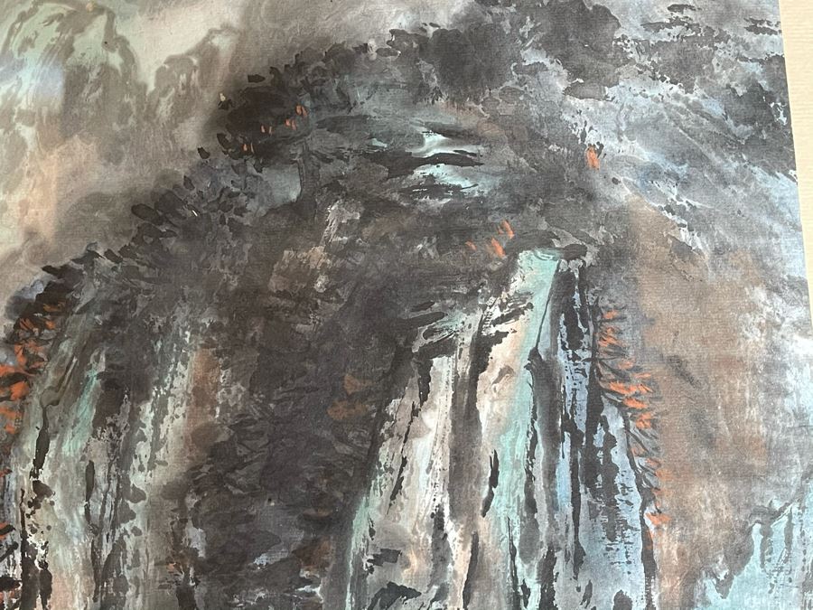 Original Framed Signed Chinese Landscape Painting 21 X 30 [Photo 9]