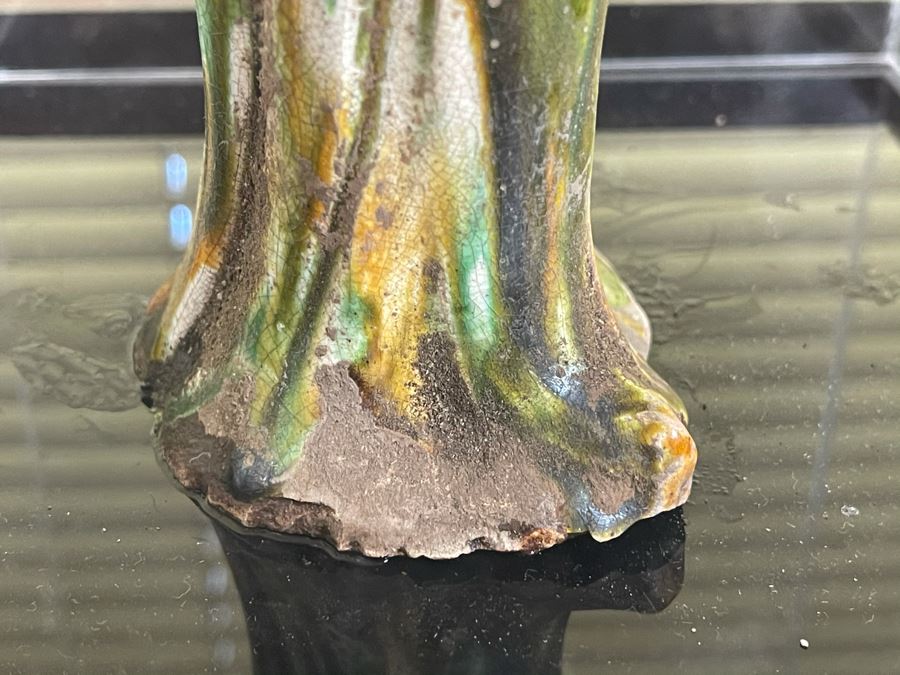 Chinese Tomb Figure With Acrylic Cover 13H X 7W [Photo 14]