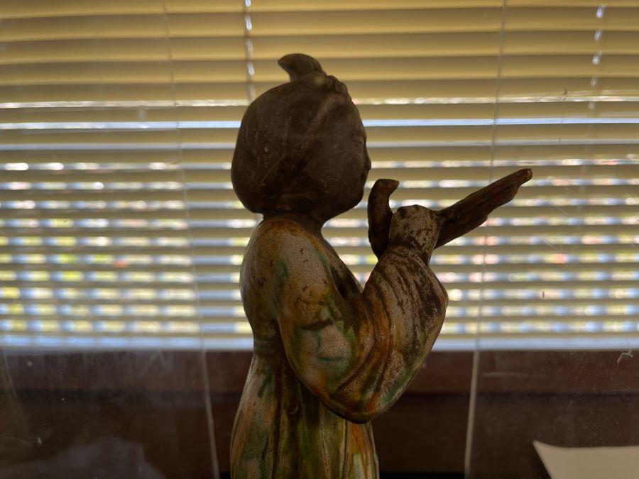 Chinese Tomb Figure With Acrylic Cover 13H X 7W [Photo 13]