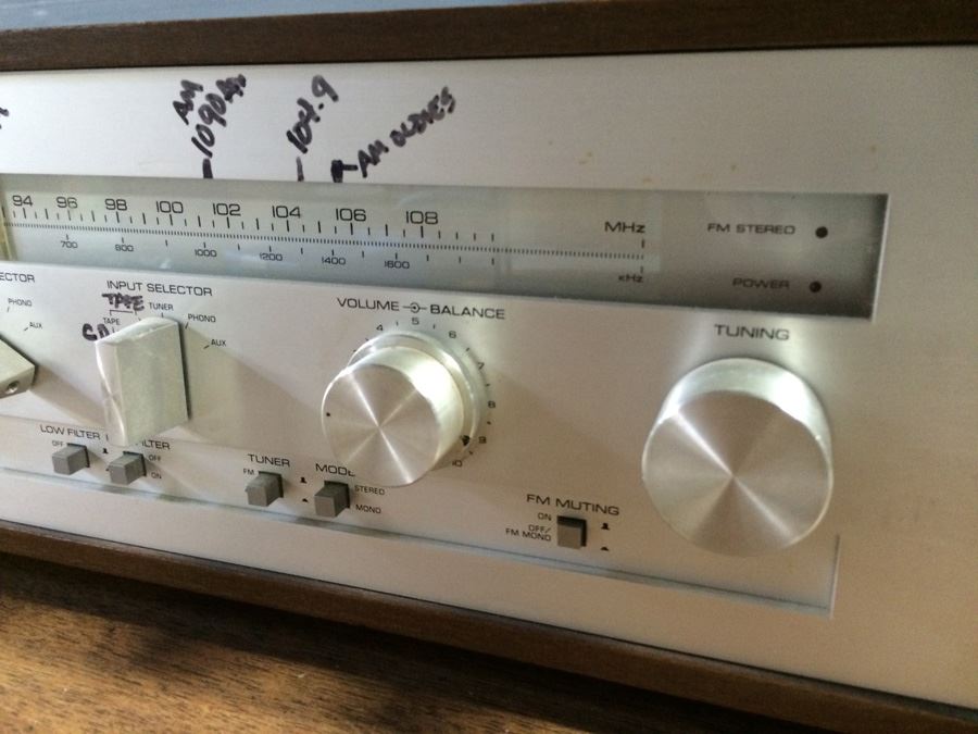 YAMAHA Natural Sound Stereo Receiver CR-620 [Photo 4]