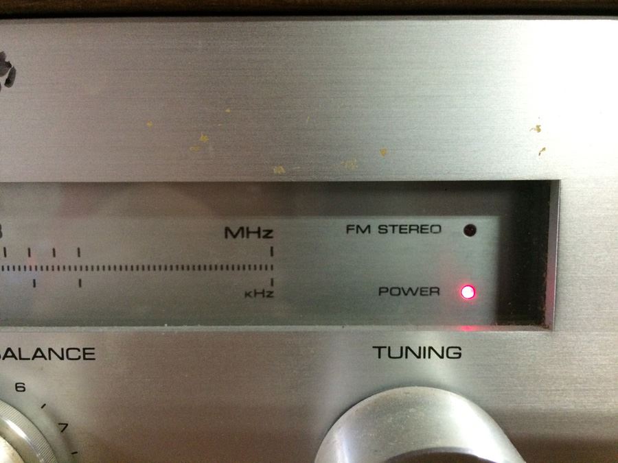 YAMAHA Natural Sound Stereo Receiver CR-620 [Photo 7]