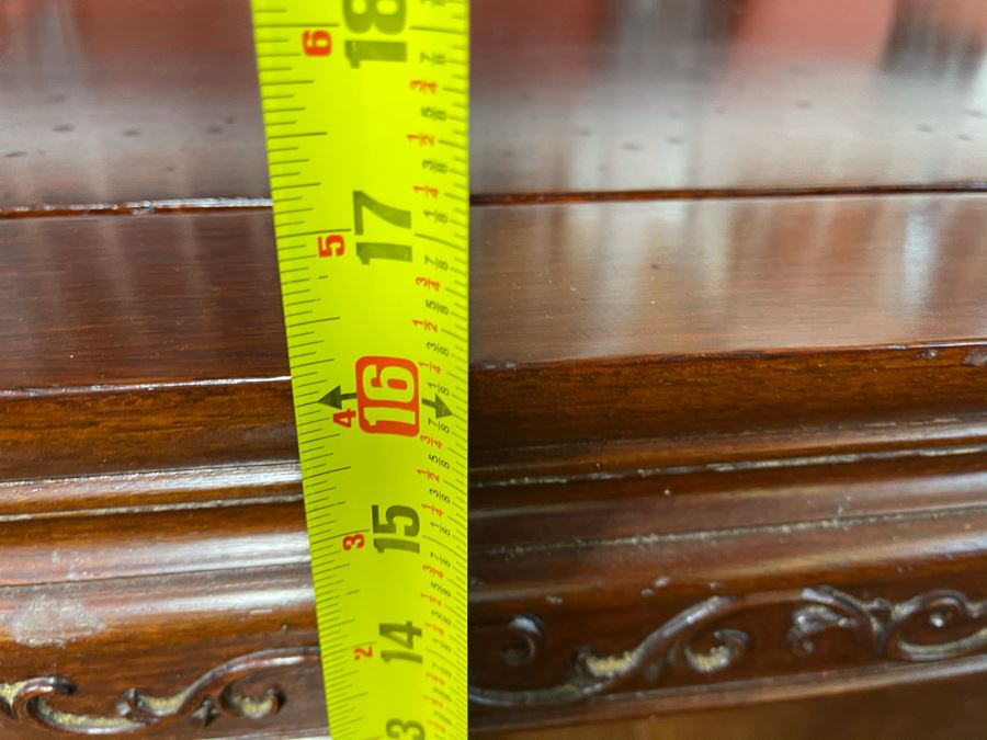 Rosewood Coffee Table Dragon Motif 54W X 22D X 16H [Photo 11]