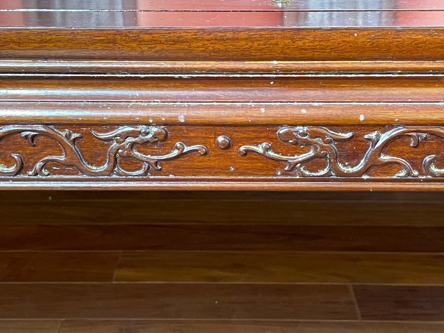 Rosewood Coffee Table Dragon Motif 54W X 22D X 16H [Photo 5]
