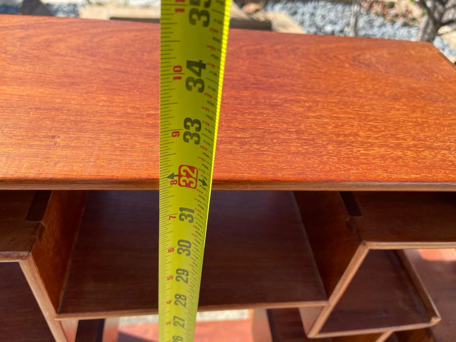 Teak Etagere Shelving Display Cabinet 30W X 8D X 32H [Photo 13]