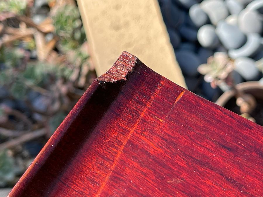 Pair Of Rosewood Display Cabinets Never Used (One Has Chip On Top Corner As Shown In Photos) Each 22.5W X 6D X 30H [Photo 7]