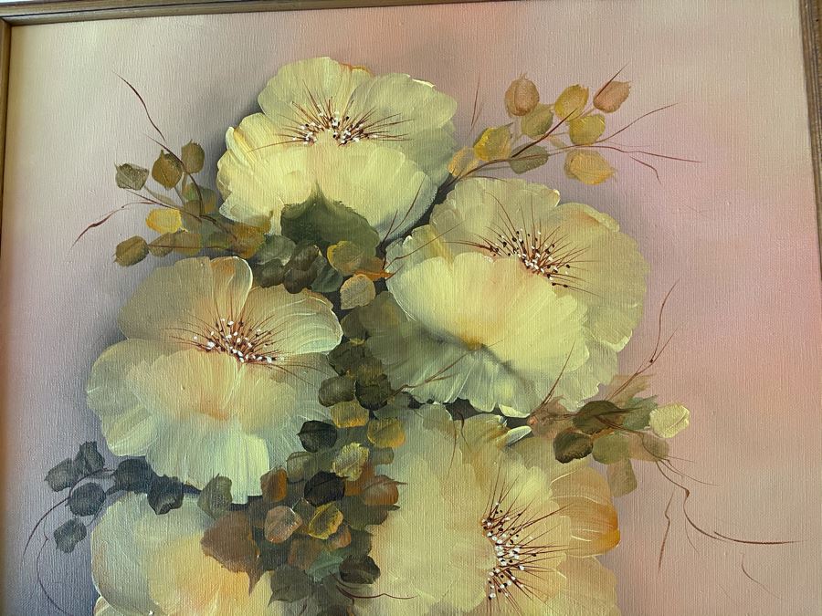 Original Signed Still Life Floral Painting [Photo 3]