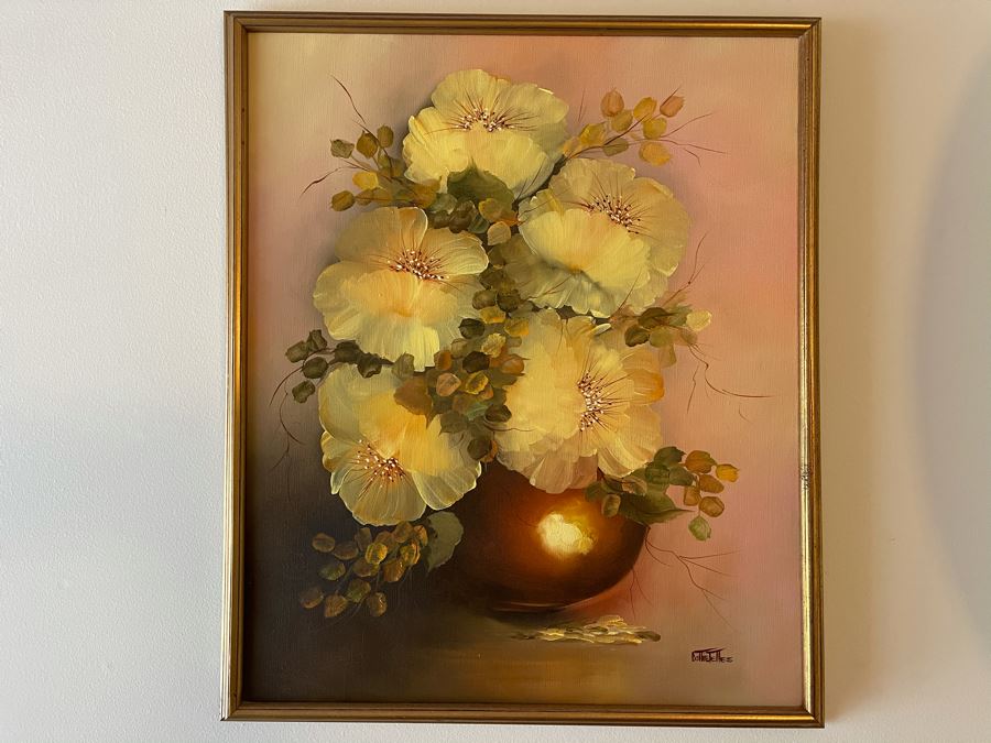 Original Signed Still Life Floral Painting [Photo 1]