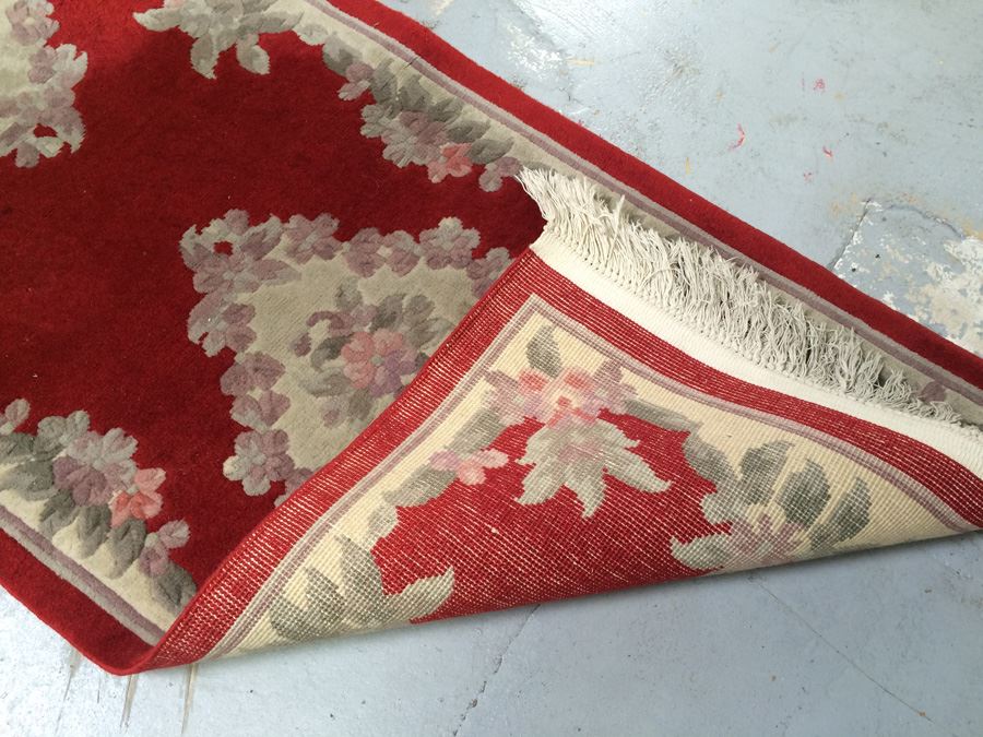 Red Tones Handmade Wool Runner Rug - 127' Long x 26 3/4' Wide [Photo 5]