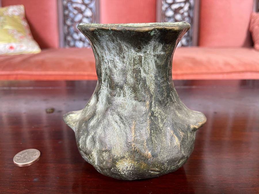 Vintage Bronze Vase 5H X 5W [Photo 1]