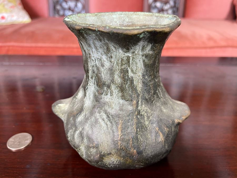 Vintage Bronze Vase 5H X 5W [Photo 2]