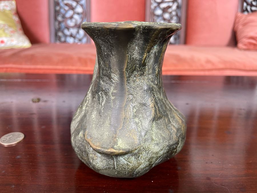 Vintage Bronze Vase 5H X 5W [Photo 6]