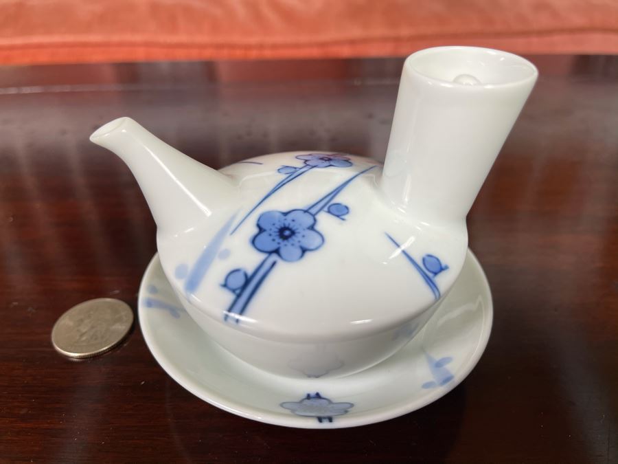 Vintage Asian Small Signed Teapot 4W X 3H [Photo 2]