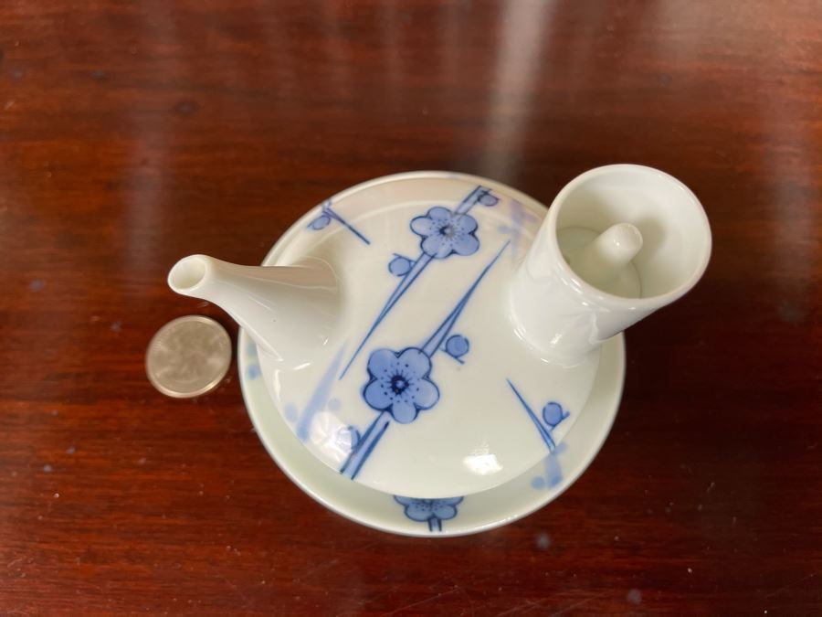 Vintage Asian Small Signed Teapot 4W X 3H [Photo 3]