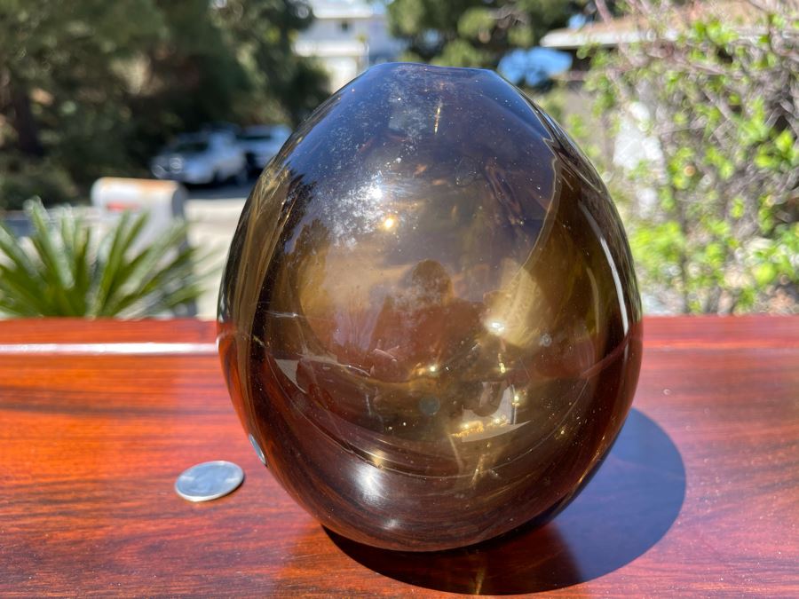 Signed Art Glass Vase By Michael Baylen (American, 20th Century) 6H [Photo 5]