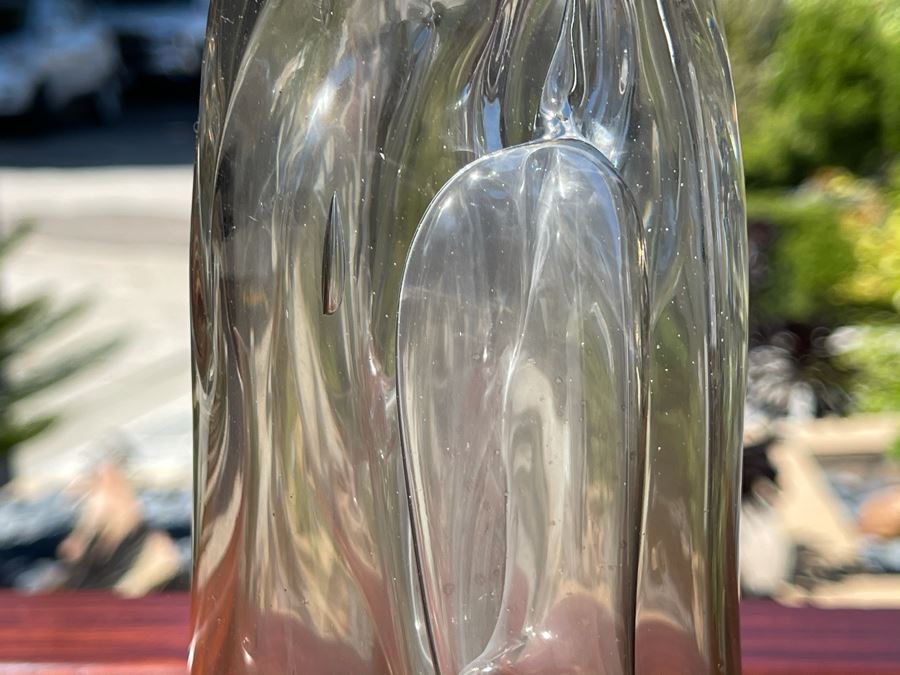 Unsigned But Attributed To Michael Baylen (American, 20th Century) Art Glass Vase 9.5H [Photo 6]