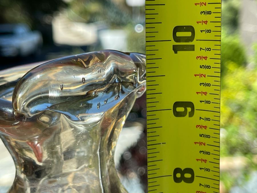 Unsigned But Attributed To Michael Baylen (American, 20th Century) Art Glass Vase 9.5H [Photo 11]