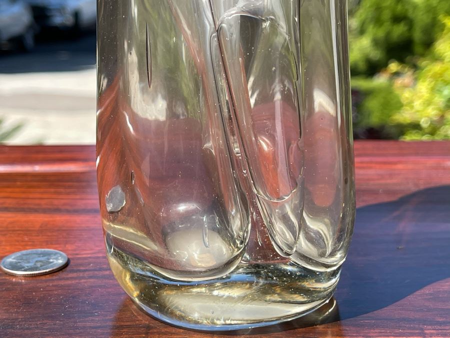 Unsigned But Attributed To Michael Baylen (American, 20th Century) Art Glass Vase 9.5H [Photo 7]