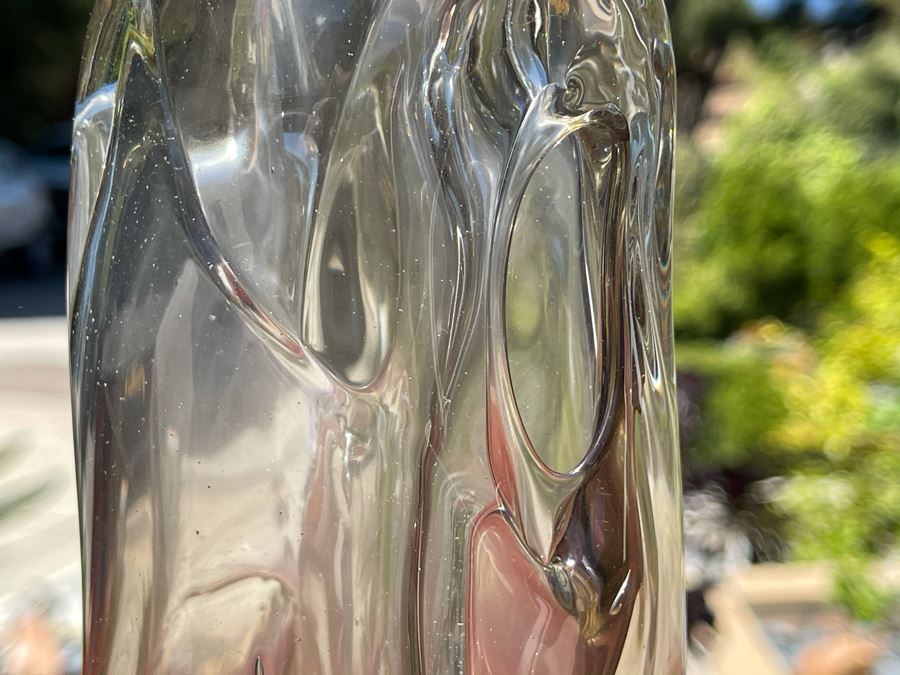 Unsigned But Attributed To Michael Baylen (American, 20th Century) Art Glass Vase 9.5H [Photo 9]