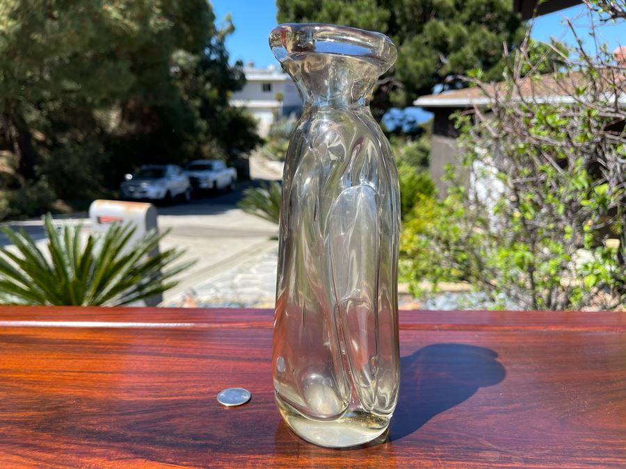 Unsigned But Attributed To Michael Baylen (American, 20th Century) Art Glass Vase 9.5H [Photo 5]