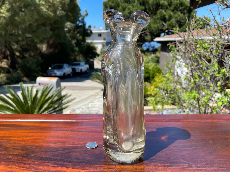 Unsigned But Attributed To Michael Baylen (American, 20th Century) Art Glass Vase 9.5H [Photo 4]