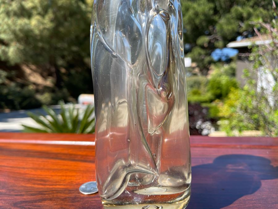 Unsigned But Attributed To Michael Baylen (American, 20th Century) Art Glass Vase 9.5H [Photo 3]