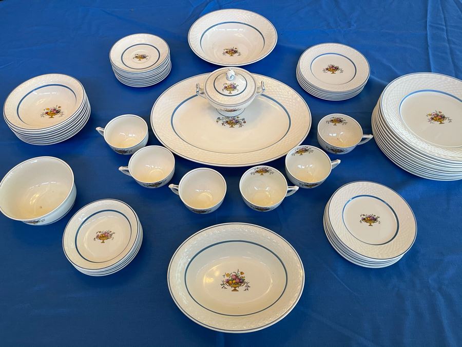 Vintage English China Set By W. H. Grindley & Co Carlton Shape Pattern [Photo 4]