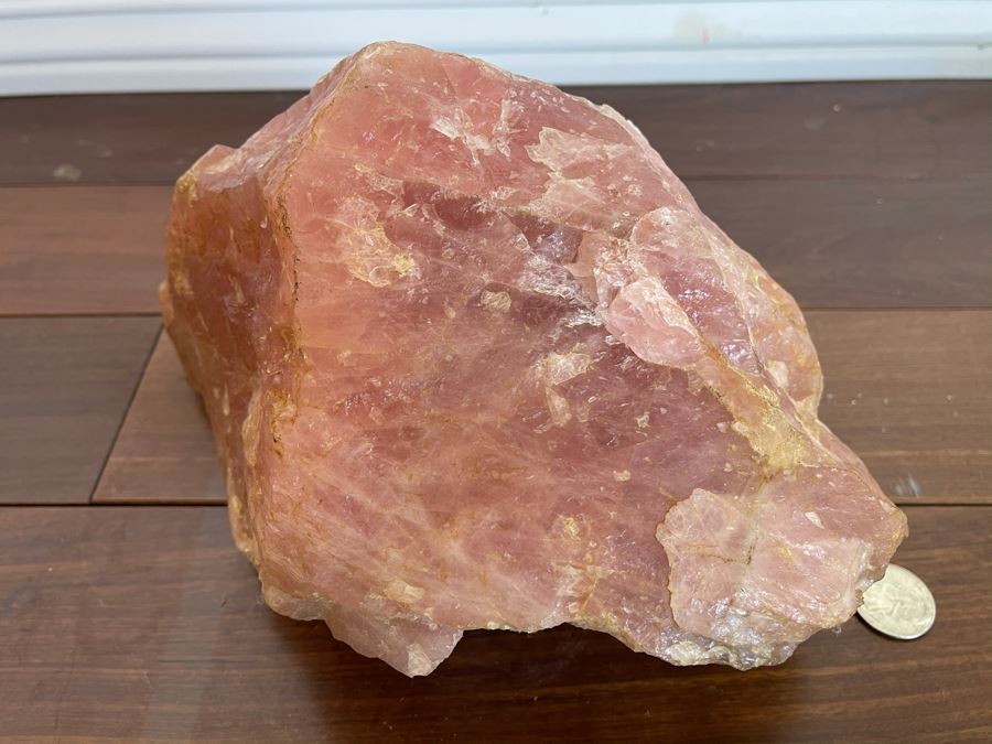 Large Piece Of Organic Rose Quartz Stone 9W X 6H [Photo 7]