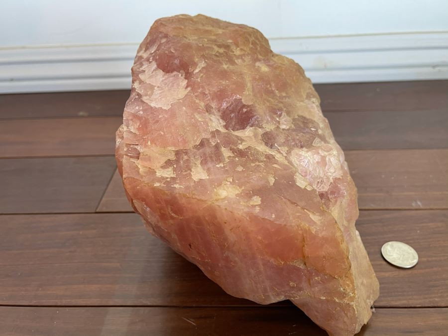 Large Piece Of Organic Rose Quartz Stone 9W X 6H [Photo 6]