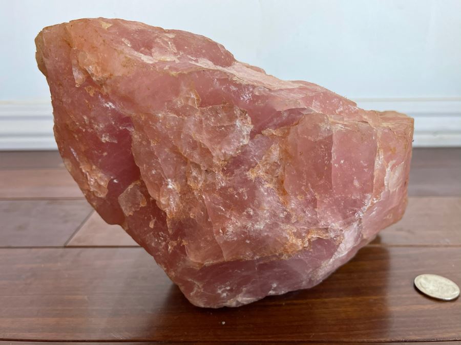Large Piece Of Organic Rose Quartz Stone 9W X 6H [Photo 4]