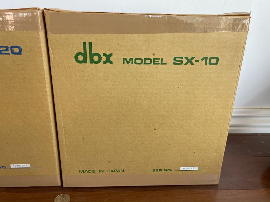New Old Stock Unopened DBX Model SX-10 (Video Sound Dynamics Enhancer) And SX-20 (Video Sound Impact Restorer) Japanese Electronics [Photo 3]