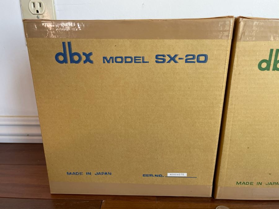 New Old Stock Unopened DBX Model SX-10 (Video Sound Dynamics Enhancer) And SX-20 (Video Sound Impact Restorer) Japanese Electronics [Photo 2]