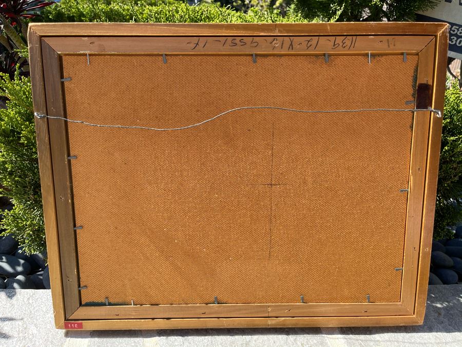 Original Mid-Century Painting On Board Signed (Will Post Artist And Measurements) [Photo 10]