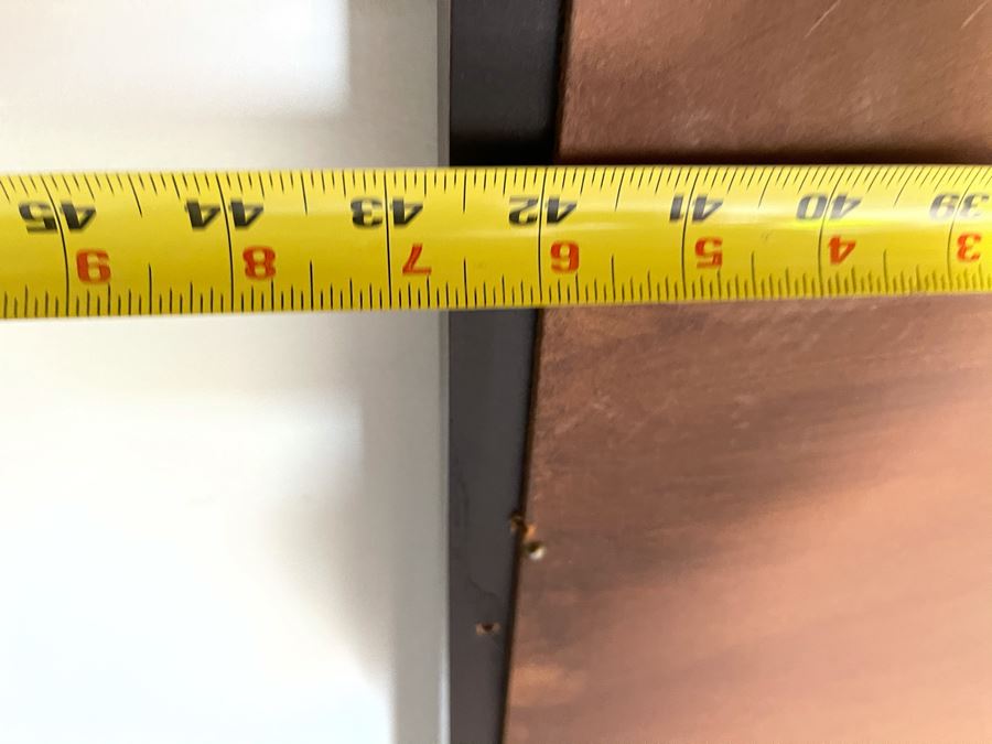 Vintage Black Wooden Mirror By Davis Cabinet Co 42 X 33 [Photo 11]