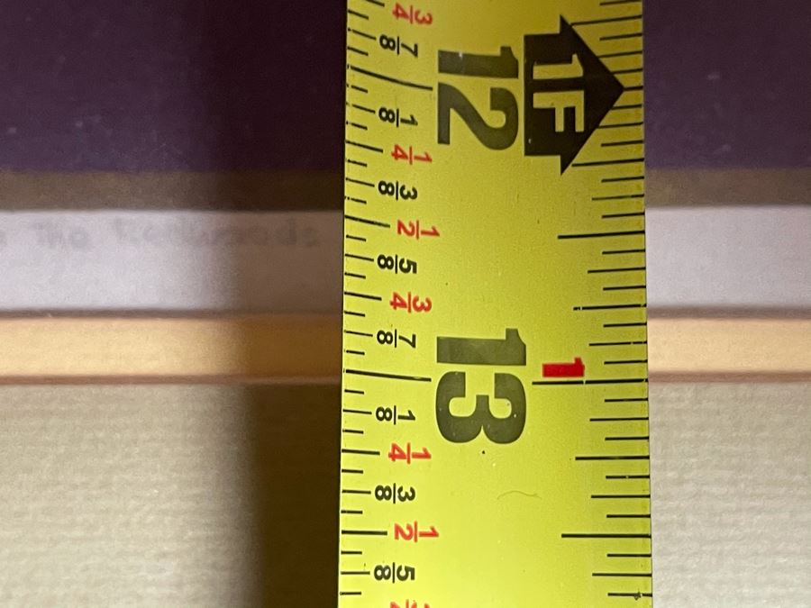 Frank Geritz (1895-1945) Hand Signed Woodblock Print Titled 'Sunrays In The Redwoods' Signed And Dated 1936 - 9 X 13 [Photo 9]