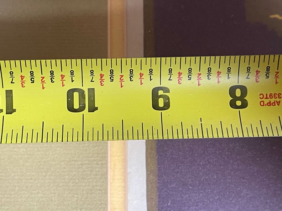 Frank Geritz (1895-1945) Hand Signed Woodblock Print Titled 'Sunrays In The Redwoods' Signed And Dated 1936 - 9 X 13 [Photo 8]