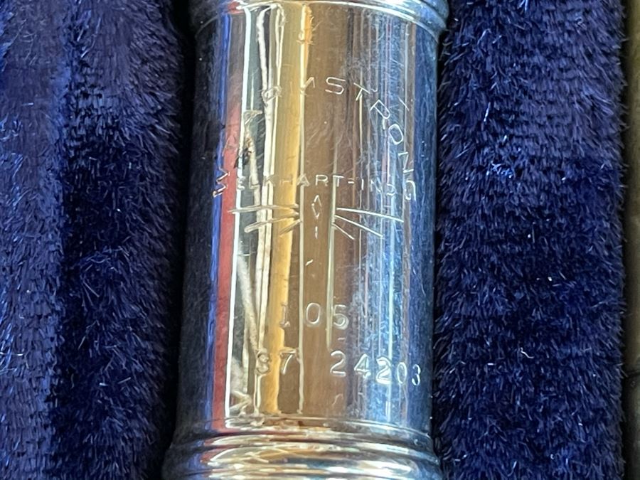 W. T. Armstrong Elkhart Indiana Flute With Case Model 105 16'L [Photo 5]