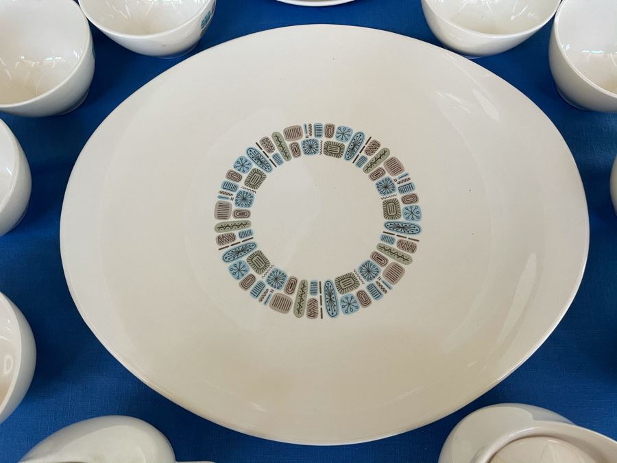 Vintage Mid-Century Canonsburg Pottery Temporama Pattern [Photo 5]