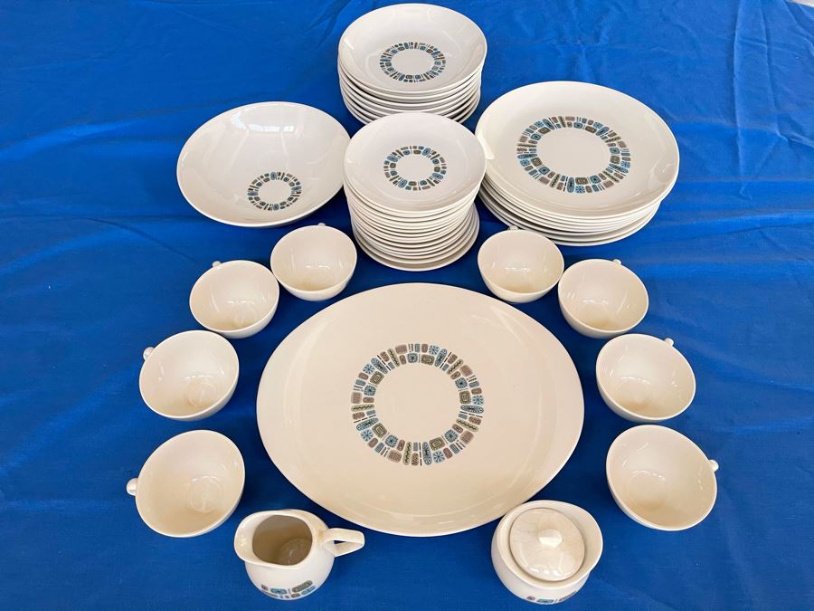 Vintage Mid-Century Canonsburg Pottery Temporama Pattern [Photo 4]