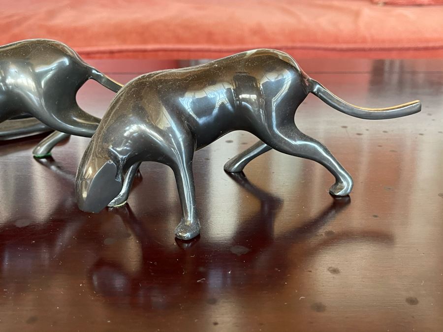Set Of Three Brass Animals Figurines [Photo 5]