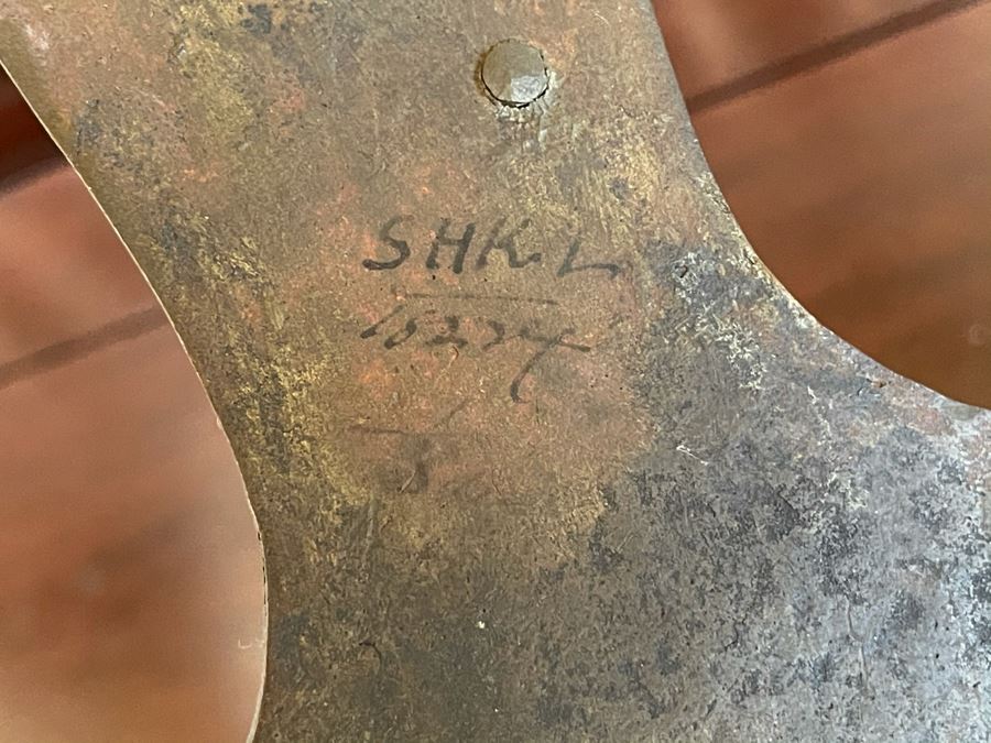 Vintage Bronze Bowl Supported By Three Elephants Stand Signed SHKL 10W X 6.75H [Photo 10]