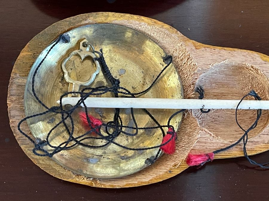 Pair Of Vintage Chinese Gold Measuring Scales 15L [Photo 4]