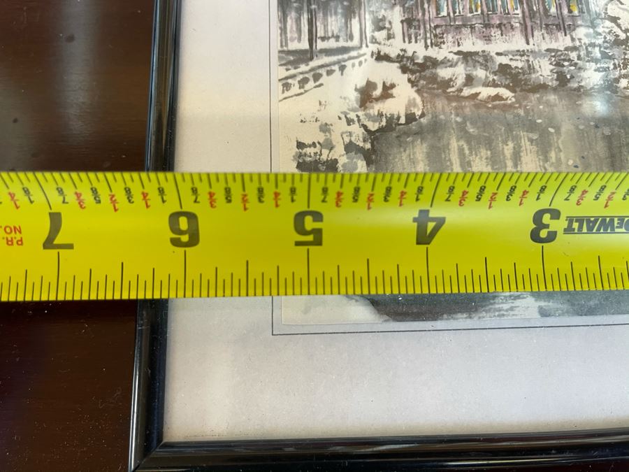 Vintage Original Framed Asian Artwork 5 X 7.5 [Photo 9]