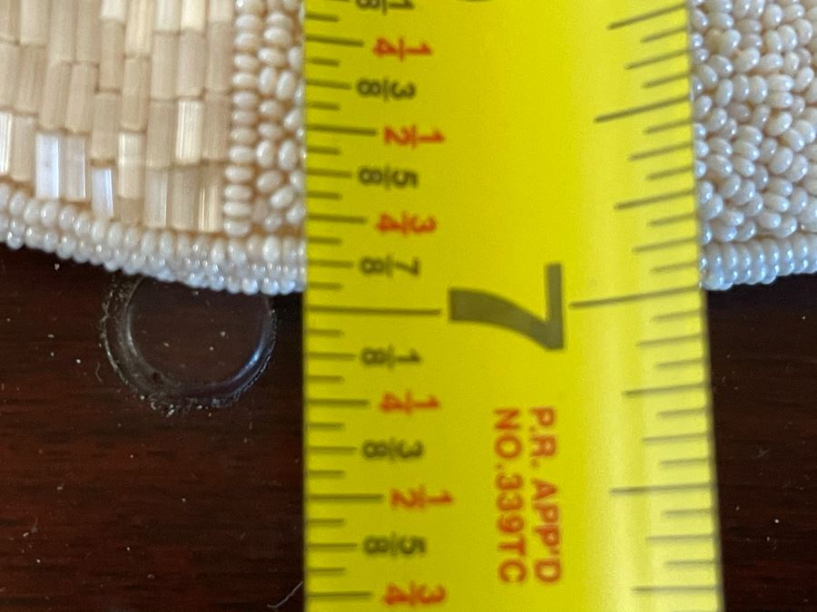 Vintage Hong Kong Chinese Beaded Purse Handbag 9.5W X 7H [Photo 10]