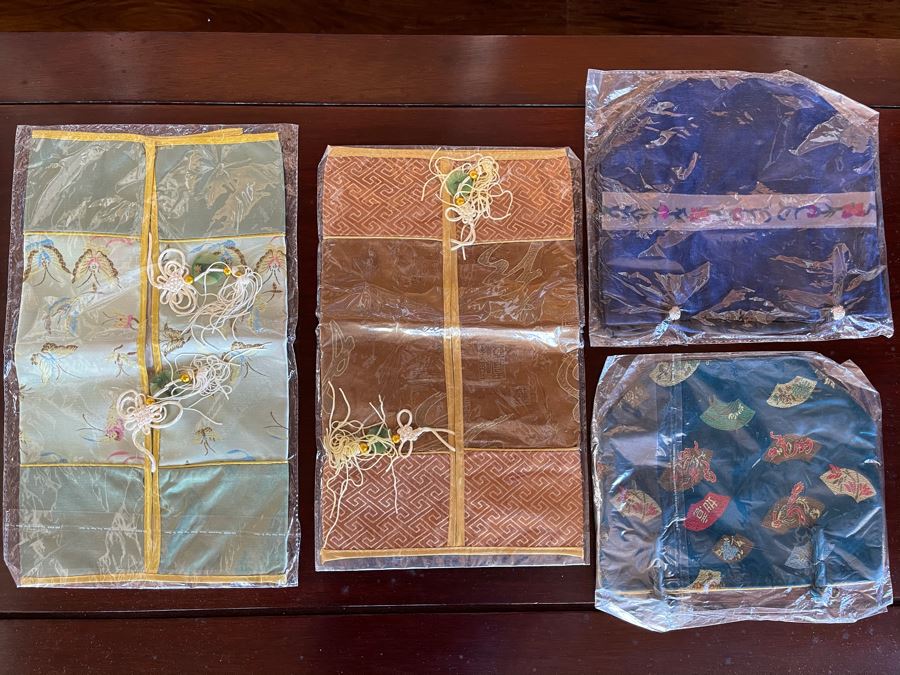 Set Of Four New Asian Pillow Covers [Photo 2]