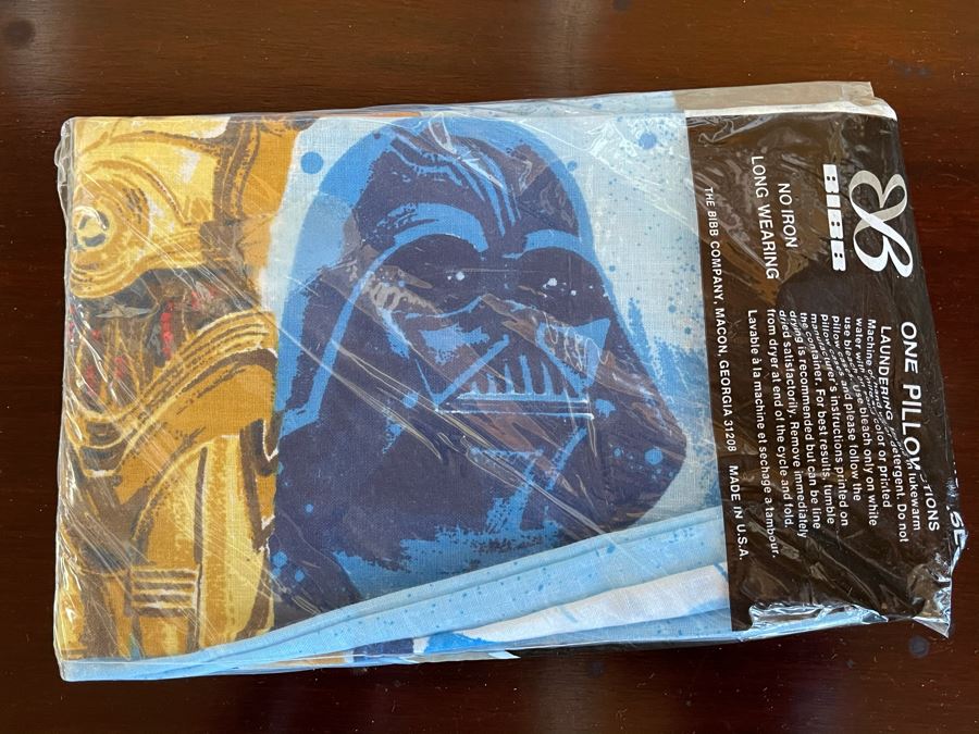 New Old Stock Star Wars One Standard Size Pillow Case 20 X 30
