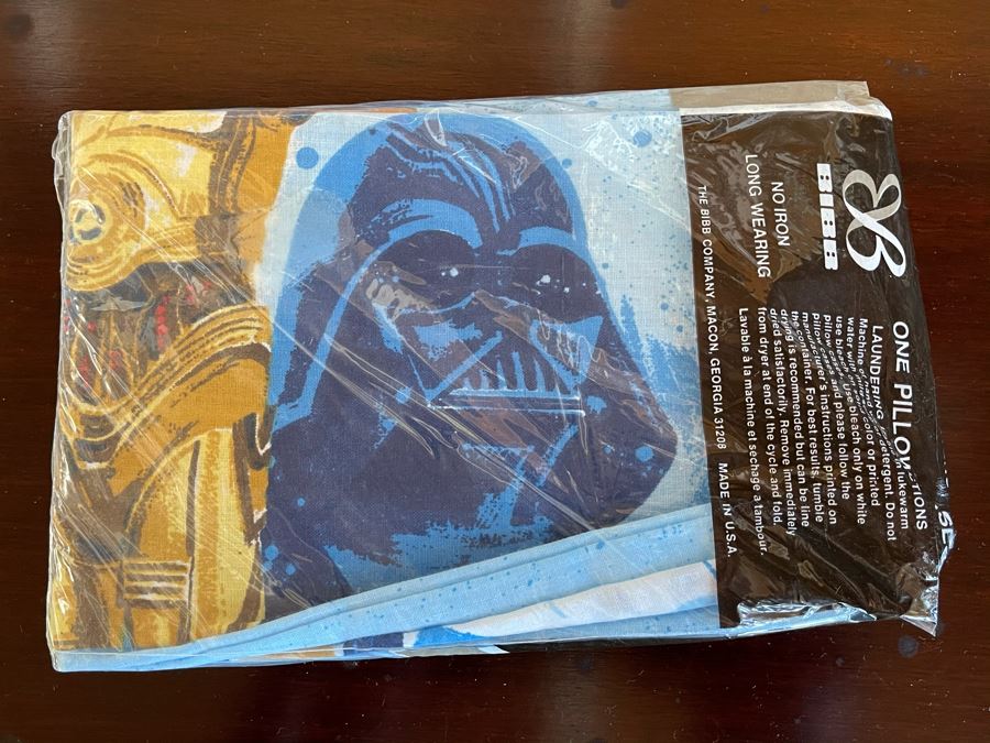 New Old Stock Star Wars One Standard Size Pillow Case 20 X 30 [Photo 2]
