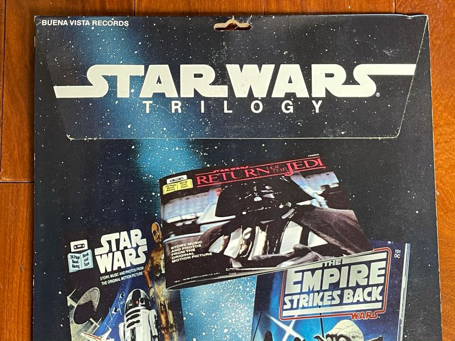 New Old Stock Rare 1984 Star Wars Trilogy Sealed Star Wars Book And Tape, The Empire Strikes Back Book And Return Of The Jedi Book [Photo 8]