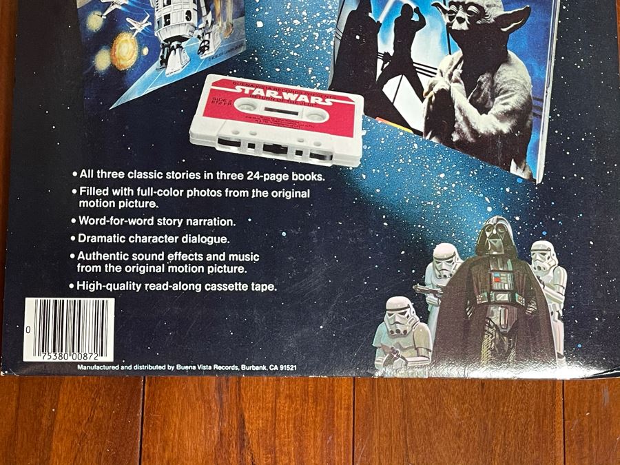New Old Stock Rare 1984 Star Wars Trilogy Sealed Star Wars Book And Tape, The Empire Strikes Back Book And Return Of The Jedi Book [Photo 10]